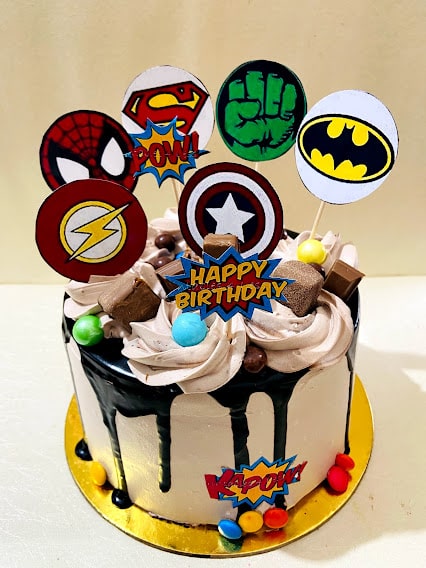 Hippity Hop Cake Topper Characters Action Theme Topper decoration (Avenger  Multicolor) : Amazon.in: Toys & Games