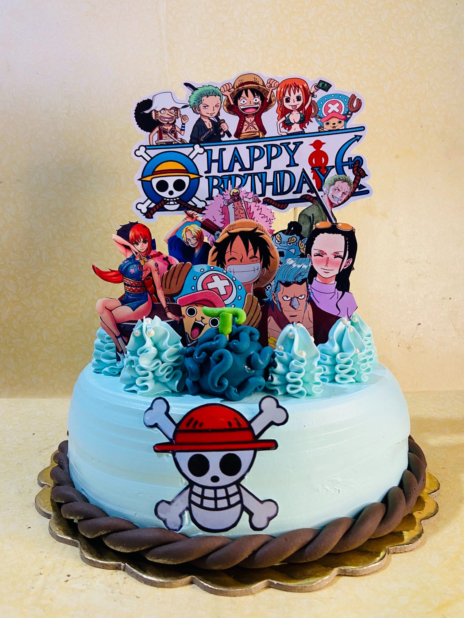 2 tier Fairy Tail anime birthday cake  YouTube